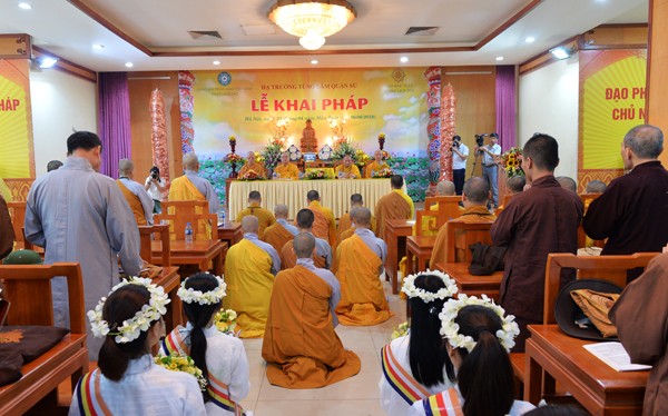 Hà Nội: Trường hạ Quán Sứ tổ chức lễ khai pháp ảnh 1 dsc_8464.jpg