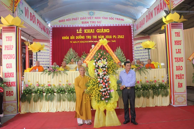 Sóc Trăng: Khai mạc khóa bồi dưỡng trụ trì năm 2018 ảnh 3 soctrang02.jpg
