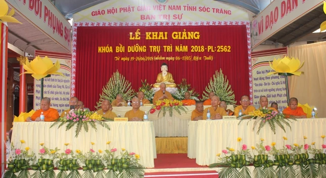 Sóc Trăng: Khai mạc khóa bồi dưỡng trụ trì năm 2018 ảnh 5 soctrang18.jpg