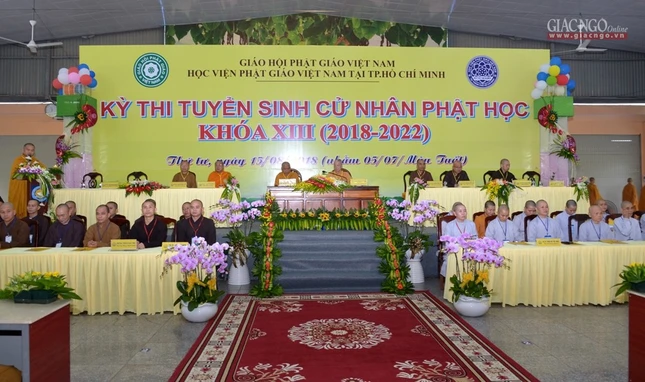 TP.HCM: 311 Tăng Ni thí sinh thi vào Học viện khóa XIII ảnh 1 BTN_001.jpg