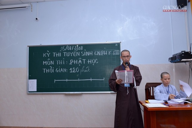 TP.HCM: 311 Tăng Ni thí sinh thi vào Học viện khóa XIII ảnh 15 BTN_015.jpg