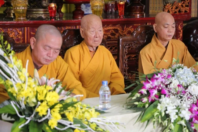 Thái Bình: Trường hạ Thánh Long tổng kết an cư ảnh 2 IMG_9664.JPG