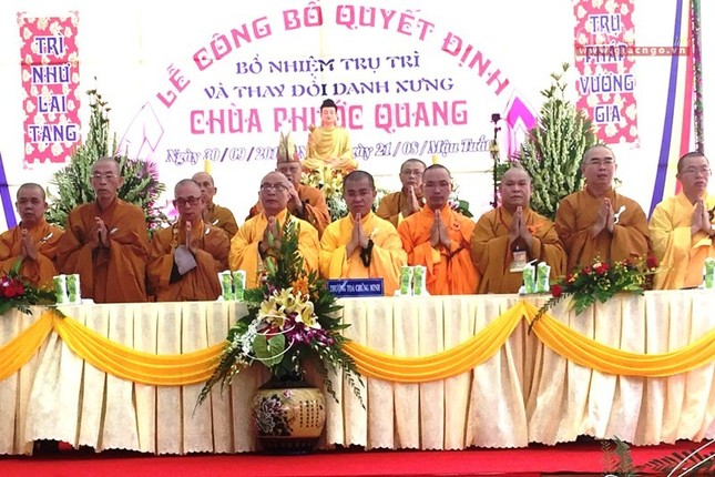 Đồng Nai: Bổ nhiệm trụ trì chùa Phước Quang ảnh 1 5.jpg