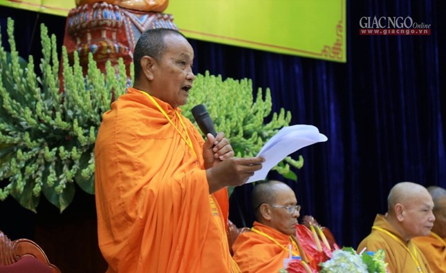 Phiên chính thức Hội nghị Phật giáo Nam tông Khmer ảnh 11 H14.jpg