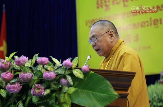 Phiên chính thức Hội nghị Phật giáo Nam tông Khmer ảnh 12 H15.jpg