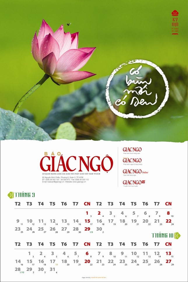 Báo Giác Ngộ đã phát hành lịch 2019 - Kỷ Hợi ảnh 6 6-01.jpg