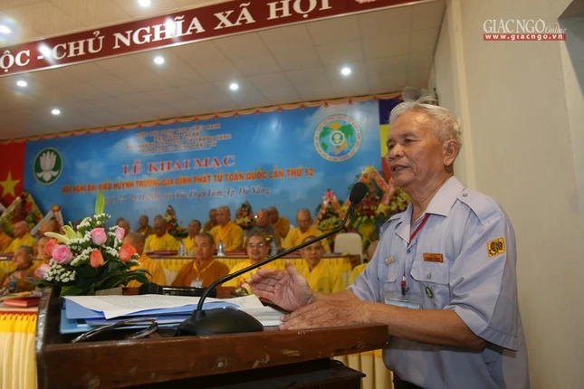 Trang nghiêm khai mạc hội nghị GĐPT T.Ư lần thứ 12 ảnh 5 6h.jpg