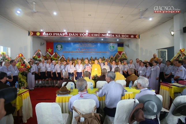 Trang nghiêm khai mạc hội nghị GĐPT T.Ư lần thứ 12 ảnh 7 7h.jpg