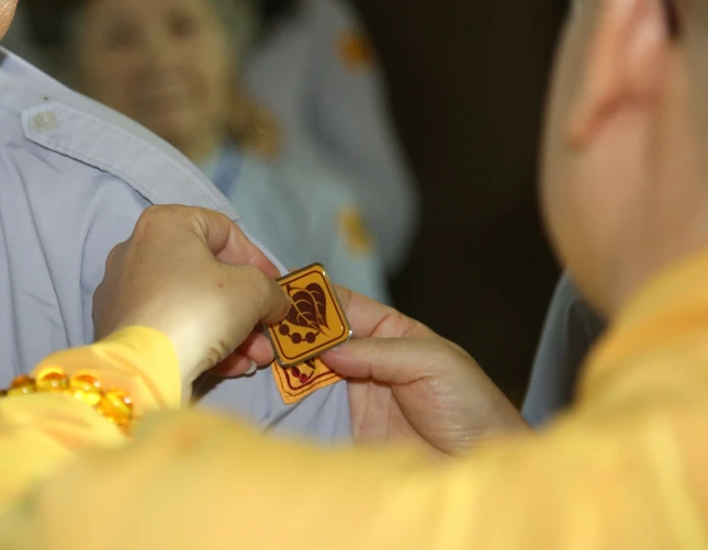 Lễ thọ cấp Tấn cho 150 huynh trưởng GĐPT VN ảnh 7 14ht.jpg