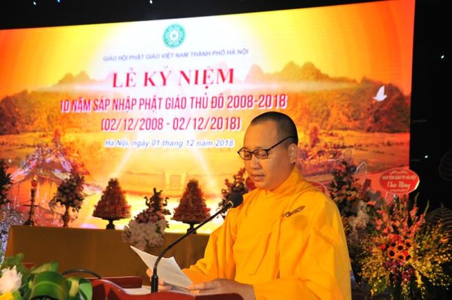Lễ kỷ niệm 10 năm sáp nhập Phật giáo Thủ đô ảnh 5 24.jpg