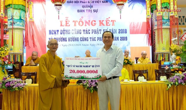 TP.HCM: BTS Phật giáo Q.8 tổng kết công tác Phật sự ảnh 6 DSCF4275.jpg