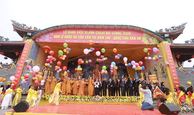 Khai mạc lễ hội Xuân chùa Ba Vàng 2019 ảnh 1 03.jpg