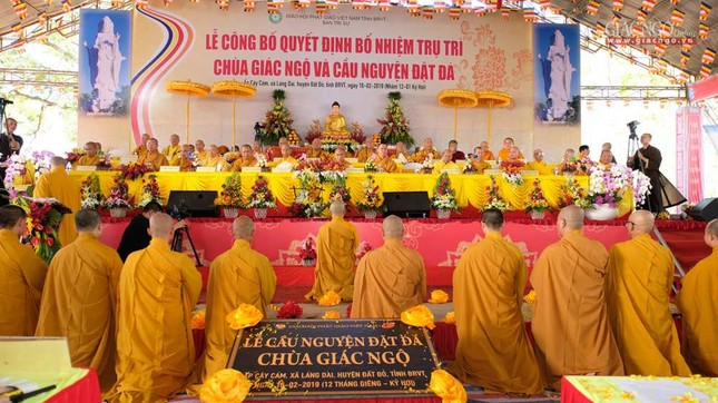 BR-VT: Bổ nhiệm trụ trì và đặt đá xây dựng chùa Giác Ngộ ảnh 1 10.jpg