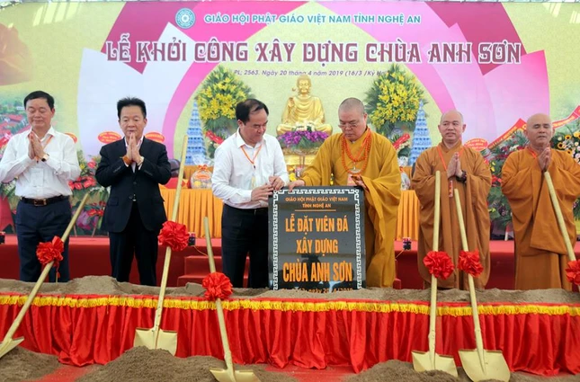 Nghệ An: Khởi công xây dựng chùa Anh Sơn ảnh 5 05.jpg