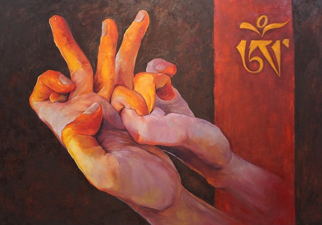 Ngắm tranh trong triển lãm “ngọn gió thiền” ảnh 7 Anh 4_1.jpg