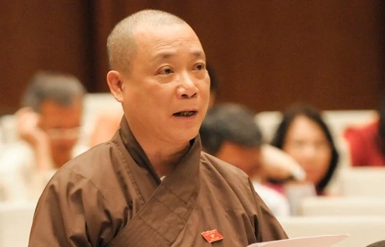 Hoà thượng Thích Bảo Nghiêm. Ảnh: Trung tâm báo chí Quốc hội.