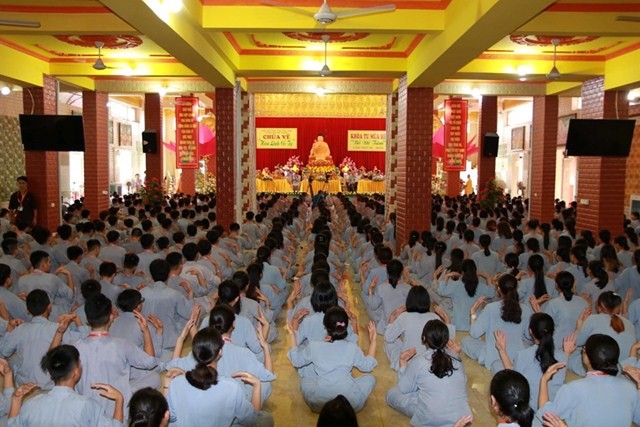 Chùa Vẽ đón hơn 600 bạn trẻ về dự khóa tu mùa hè ảnh 2 1-6-Copy.jpg
