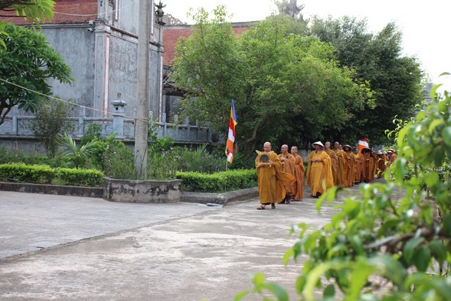 Hải Phòng: Lễ khai pháp tại trường hạ Thắng Phúc ảnh 1 N3.jpg