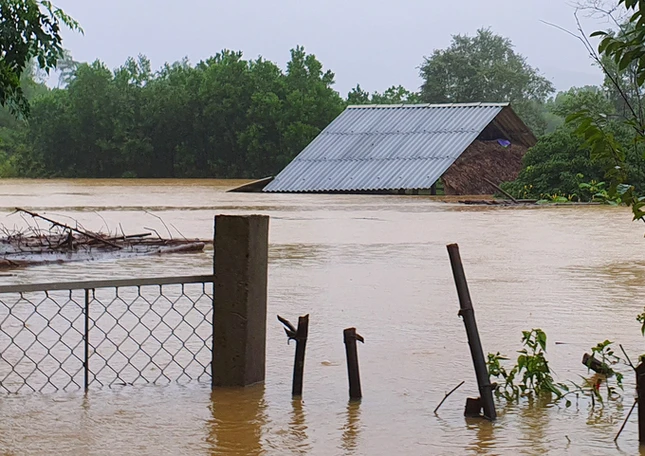 Lụt chạm nóc nhà