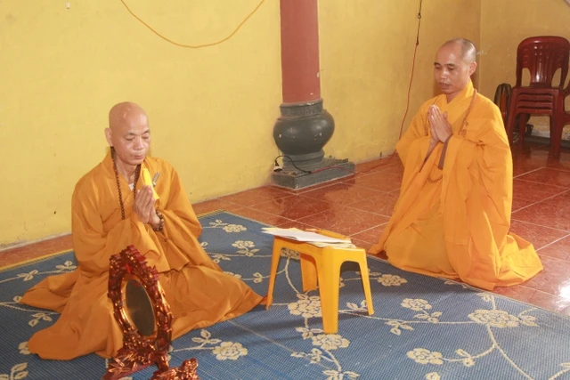 Thái Bình: Trường hạ chùa Thánh Long tác pháp Tự tứ ảnh 6 IMG_4221.JPG