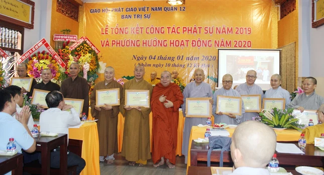 Phật giáo Q.12: Năm 2019, gần 15 tỷ đồng làm từ thiện ảnh 5 11q.JPG