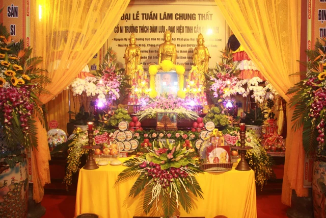 Thái Bình: Tưởng niệm chung thất NT.Thích Đàm Lưu ảnh 2 IMG_8757.JPG