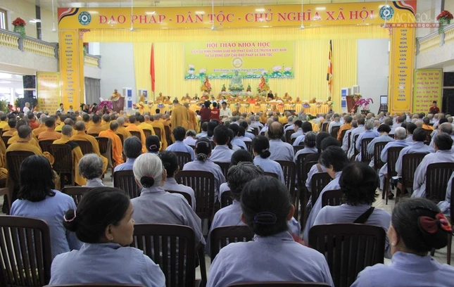 Khai mạc Hội thảo khoa học về Phật giáo Cổ truyền VN ảnh 10 H4.jpg