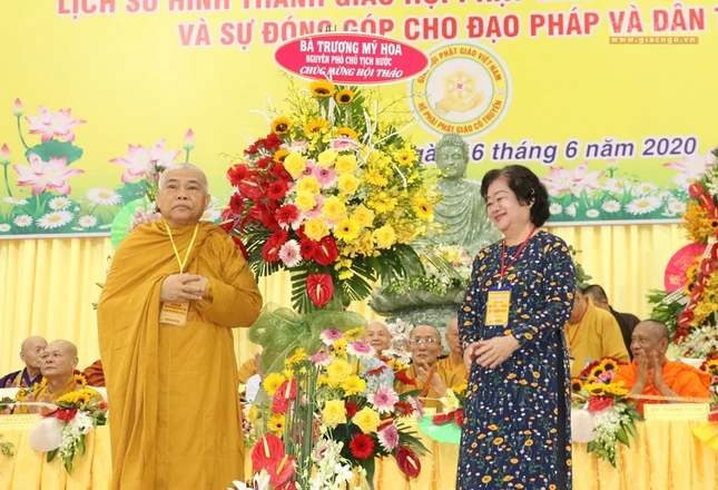 Khai mạc Hội thảo khoa học về Phật giáo Cổ truyền VN ảnh 9 H7.jpg