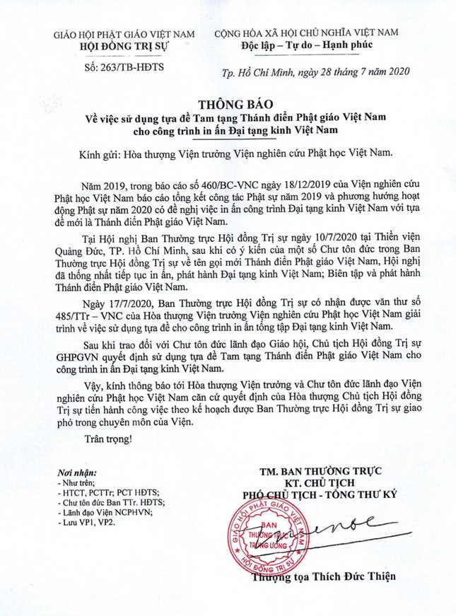 Tên gọi mới cho công trình in ấn Đại tạng kinh Việt Nam ảnh 3 IMG_7184.jpg