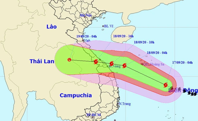 Bão Noul tăng cấp, hướng vào Quảng Bình - Quảng Ngãi ảnh 1 BAO NOUL.jpg