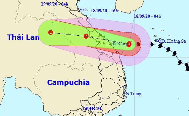 Bão áp sát khu vực Quảng Bình - Quảng Nam ảnh 1 anhdubao.jpg