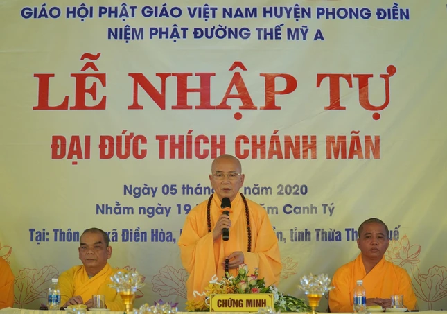 TT-Huế: Lễ nhập tự niệm Phật đường Thế Mỹ A ảnh 3 1.jpg