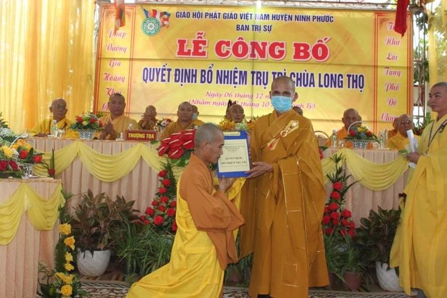 Ninh Thuận: Bổ nhiệm trụ trì chùa Long Thọ ảnh 2 Nthuan 1.jpg