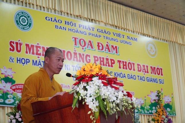 Khai mạc tọa đàm “Sứ mệnh hoằng pháp thời đại mới” ảnh 4 8h.jpg