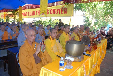 Hà Nội: Khai pháp Trường hạ chùa Trung Hậu, chùa Thị Cấm ảnh 3