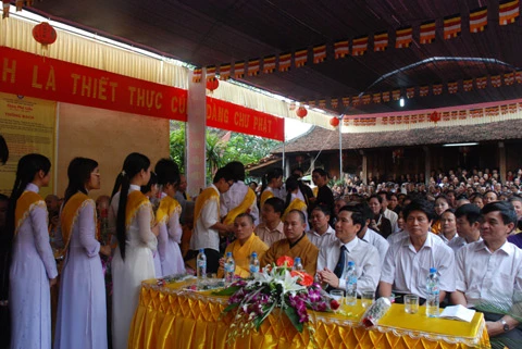 Thái Nguyên: Đại lễ khai pháp tại trường Hạ Phù Liễn ảnh 3