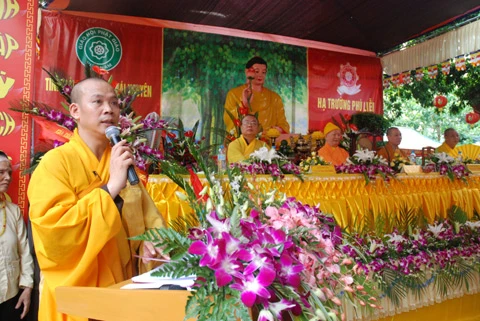 Thái Nguyên: Đại lễ khai pháp tại trường Hạ Phù Liễn ảnh 4