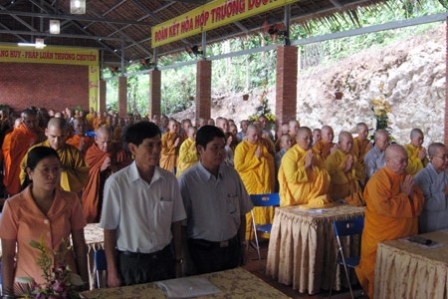 Kiên Giang: Khai giảng khóa Bồi dưỡng trụ trì & Tập huấn hành chánh ảnh 3 KG_BDTT_02.jpg
