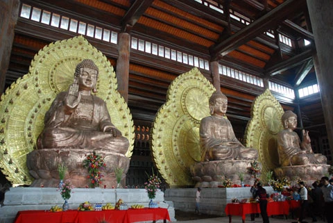 Ninh Bình: Lễ an tâm tượng Phật chùa Bái Đính đón Đại lễ Phật đản ảnh 3