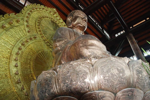 Ninh Bình: Lễ an tâm tượng Phật chùa Bái Đính đón Đại lễ Phật đản ảnh 8