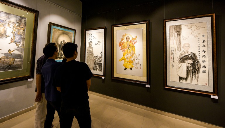 Hình ảnh Bồ-tát Thích Quảng Đức dưới góc nhìn của các họa sĩ