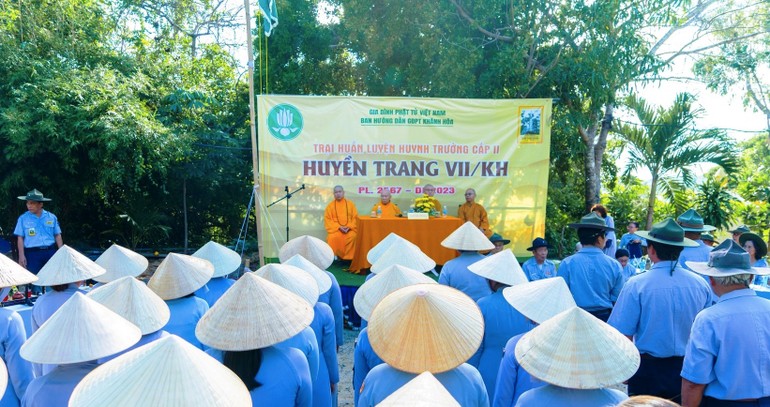 Trại huấn luyện huynh trưởng cấp II Huyền Trang khóa VII do Gia đình Phật tử tỉnh tổ chức