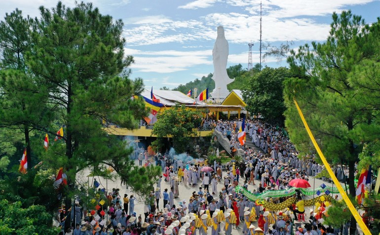 Khai mạc lễ hội Quán Thế Âm năm 2023 tại Trung tâm Du lịch tâm linh Phật giáo Quán Thế Âm - núi Tứ Tượng