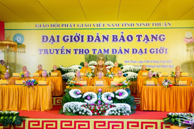 Trang nghiêm lễ khai mạc Đại giới đàn Bảo Tạng Phật lịch 2566