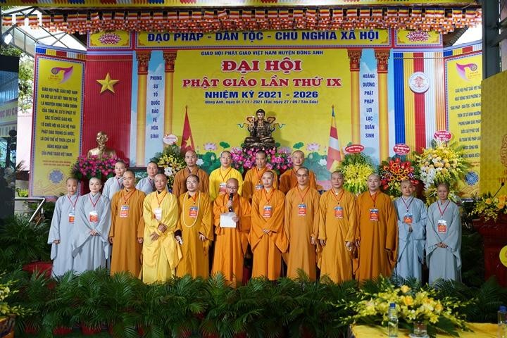 Tân Ban Trị sự Phật giáo huyện Đông Anh ra mắt đại hội