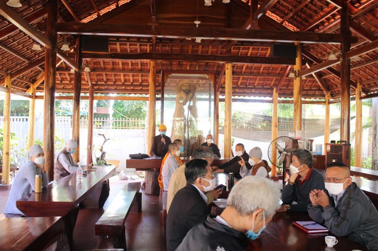Ban Trị sự Phật giáo huyện họp định kỳ nhằm triển khai, thảo luận các hoạt động Phật sự