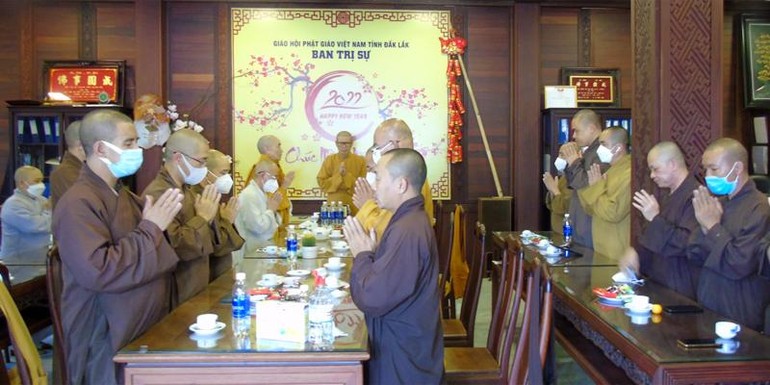 Chư tôn đức Ban Thường trực Ban Trị sự GHPGVN tỉnh đã họp, triển khai hoạt động Phật sự 