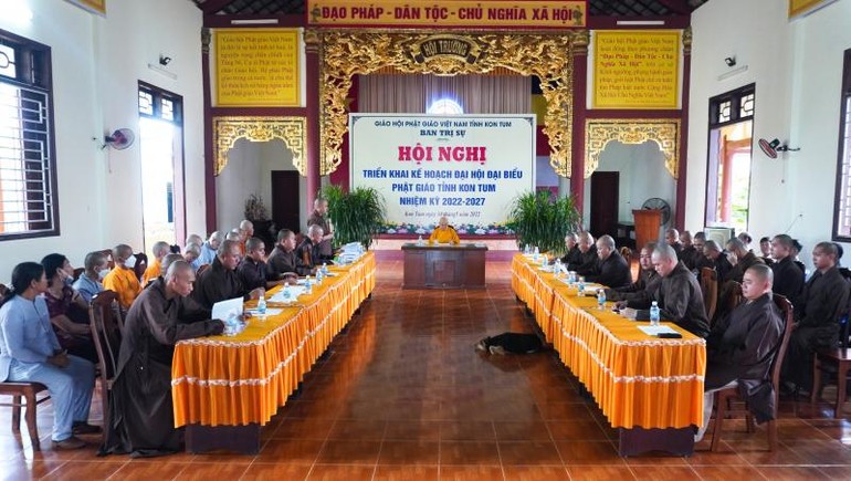 Hội nghị về tổ chức Đại hội đại biểu Phật giáo tỉnh lần thứ VI, nhiệm kỳ 2022-2027