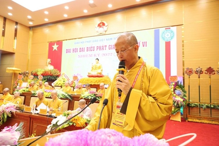 Thượng tọa Thích Minh Nghiêm được tái suy cử Trưởng ban Trị sự Phật giáo tỉnh Phú Thọ nhiệm kỳ 2022-2027