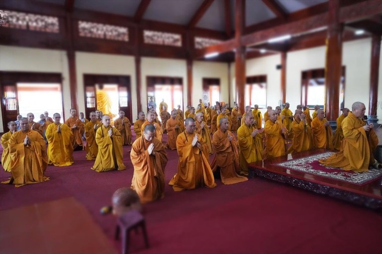 Lễ tạ pháp tại Trung tâm Văn hóa Phật giáo Hà Tĩnh